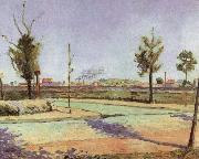 Paul Signac The Road to Gennevilliers Sweden oil painting artist